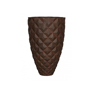 Кашпо Capi Lux heraldry vase elegant 1-й размер rust
