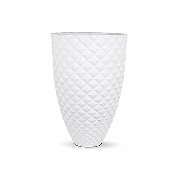 Кашпо Capi Lux heraldry vase elegant 1-й размер white, белый