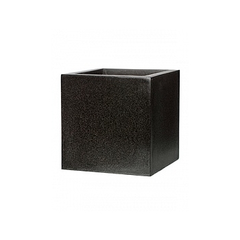 Кашпо Capi Lux pot square 6-й размер black, чёрный