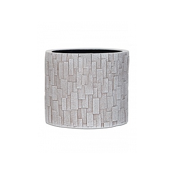 Кашпо Capi Nature stone vase cylinder 3-й размер ivory, слоновая кость: фото 1 Кашпо Capi Nature stone vase cylinder 3-й размер ivory, слоновая кость