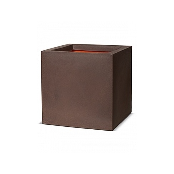 Кашпо Capi Tutch nl pot square 3-й размер brown, коричневый