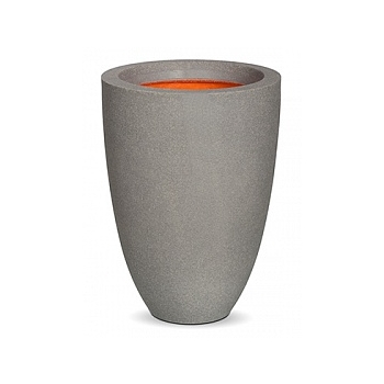 Кашпо Capi Tutch nl vase elegance low 2-й размер light grey, серый, светло-серый