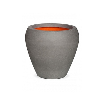 Кашпо Capi Tutch nl vase tapering round 2-й размер light grey, серый, светло-серый