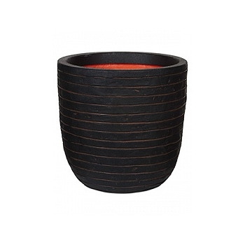 Кашпо Capi Tutch row nl planter ball dark brown, коричневый, тёмно-коричневый