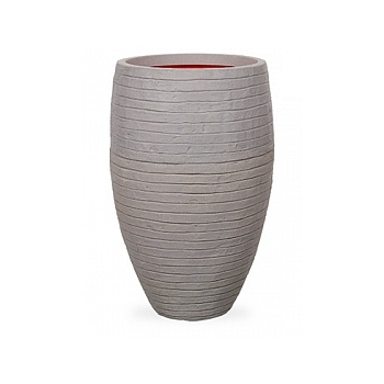 Кашпо Capi Tutch row nl vase vase elegant deLuxe grey, серый