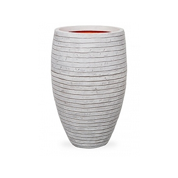 Кашпо Capi Tutch row nl vase vase elegant deLuxe ivory, слоновая кость