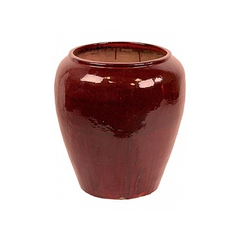 Горшок Nieuwkoop Mystic pot red, красного цвета black, чёрного цвета, красно-чёрного цвета