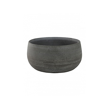 Кашпо Nieuwkoop Indoor pottery bowl esra mystic grey, серого цвета