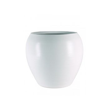 Кашпо Nieuwkoop Indoor pottery pot cresta pure white, белого цветаpure white, белого цвета