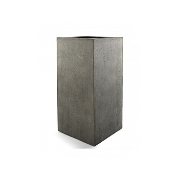 Кашпо Nieuwkoop D-lite high cube L размер natural-фактура бетон