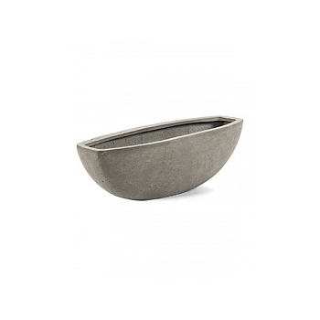 Кашпо Nieuwkoop D-lite long bowl L размер natural-фактура бетон