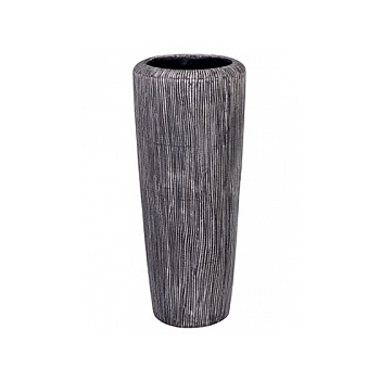Кашпо Nieuwkoop Twist vase black, чёрного цвета