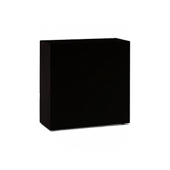 Кашпо Nieuwkoop Premium block black, чёрного цвета
