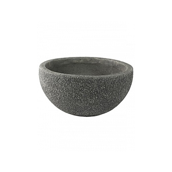 Кашпо Nieuwkoop Sebas (фактура под бетон) bowl anthracite, цвет антрацит