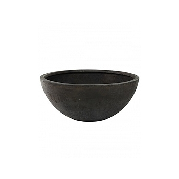 Кашпо Nieuwkoop Static (grc) bowl black, чёрного цвета