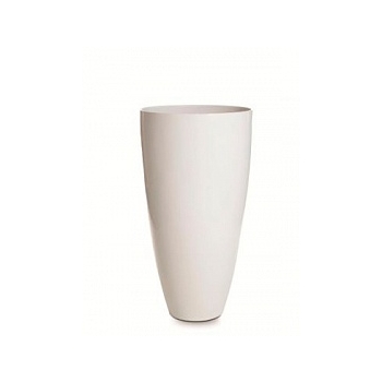 Кашпо Nieuwkoop Senza partner white, белого цвета lacquer