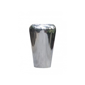 Кашпо Nieuwkoop Polished aluminium conical facet