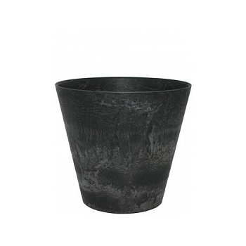 Кашпо Artstone claire pot black, чёрного цвета Диаметр — 37 см
