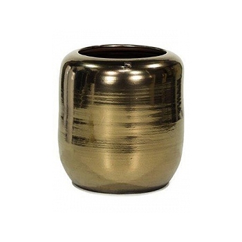 Ваза Fleur Ami Glaze vase antique-gold, под цвет золота, цвета античное золото  Диаметр — 38 см