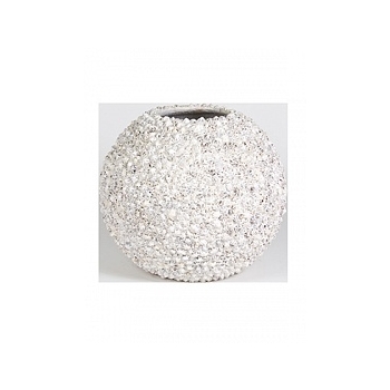 Кашпо Fleur Ami Beach planter shell white, белого цвета  Диаметр — 40 см