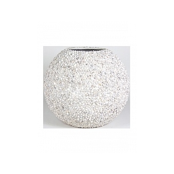 Кашпо Fleur Ami Beach planter shell white, белого цвета  Диаметр — 60 см