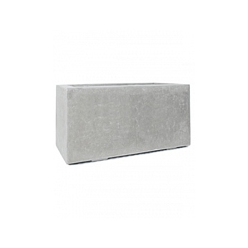 Кашпо Fleur Ami Division plus rectangle natural-фактура под бетон Длина — 100 см