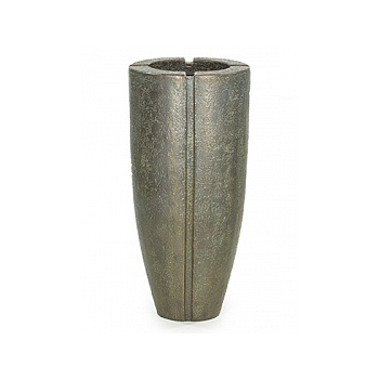 Кашпо Fleur Ami Patina vase verdrigris-bronze, бронзового цвета  Диаметр — 38 см