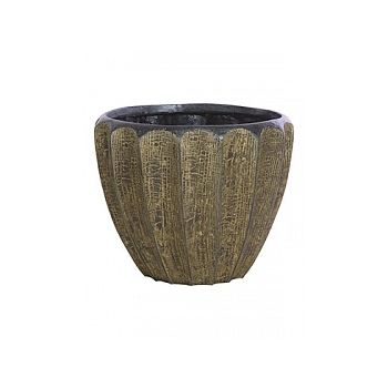 Кашпо Fleur Ami Firewood brown, коричнево-бурого цвета  Диаметр — 51 см