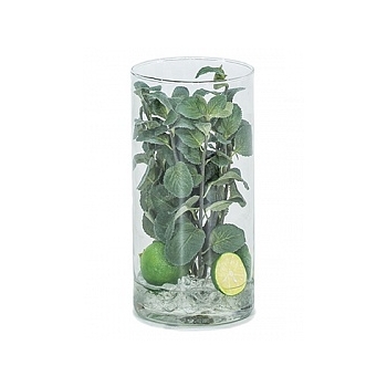 Композиция из искусственных растений int lemon ice  Диаметр — 15 см