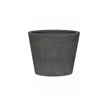 Кашпо Pottery Pots Eco-line bucket m, laterite grey, серого цвета  Диаметр — 50 см