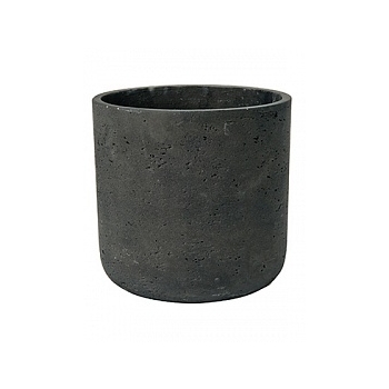 Кашпо Pottery Pots Eco-line charlie M размер black, чёрного цвета washed  Диаметр — 18 см