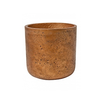 Кашпо Pottery Pots Eco-line charlie M размер metalic copper  Диаметр — 18 см