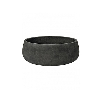 Кашпо Pottery Pots Eco-line eileen L размер black, чёрного цвета washed  Диаметр — 35 см