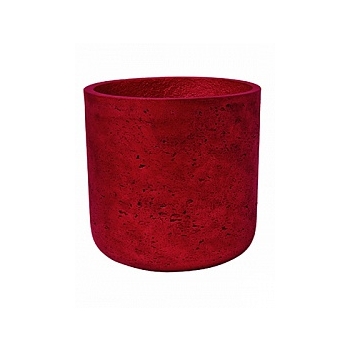 Кашпо Pottery Pots Eco-line mini charlie M размер metalic red, красного цвета  Диаметр — 18 см