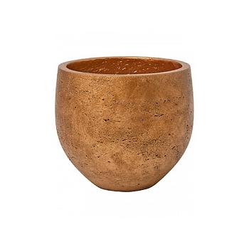 Кашпо Pottery Pots Eco-line mini orb S размер metalic copper  Диаметр — 18 см