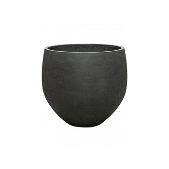 Кашпо Pottery Pots Eco-line orb XXL размер black, чёрного цвета washed  Диаметр — 48 см