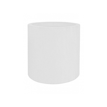 Кашпо Pottery Pots Fiberstone glossy white, белого цвета jumbo max M размер  Диаметр — 70 см