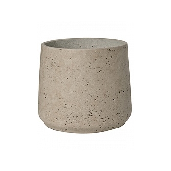 Кашпо Pottery Pots Eco-line patt XL размер grey, серого цвета washed  Диаметр — 23 см