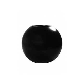 Кашпо Pottery Pots Fiberstone beth black, чёрного цвета  Диаметр — 50 см