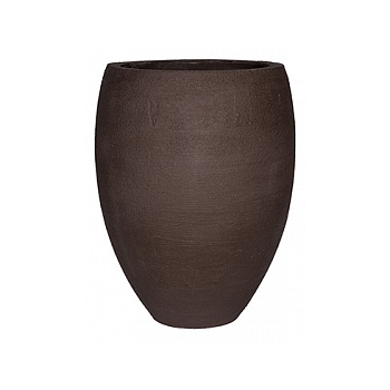 Кашпо Pottery Pots Fiberstone earth bond l, тёмно-коричневого цвета  Диаметр — 68 см