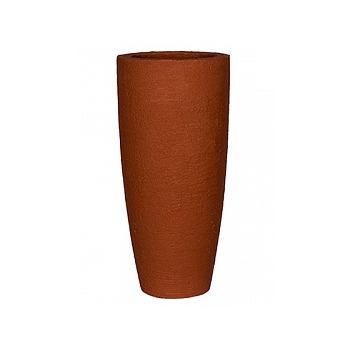 Кашпо Pottery Pots Fiberstone earth dax l, desert red, красного цвета  Диаметр — 37 см