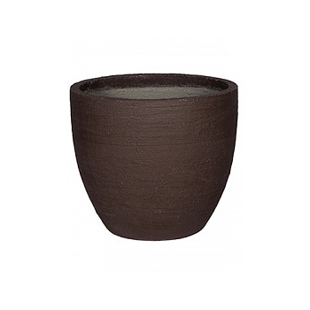 Кашпо Pottery Pots Fiberstone earth jesslyn m, тёмно-коричневого цвета  Диаметр — 60 см