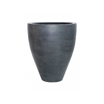 Кашпо Pottery Pots Fiberstone lara L размер grey, серого цвета  Диаметр — 715 см