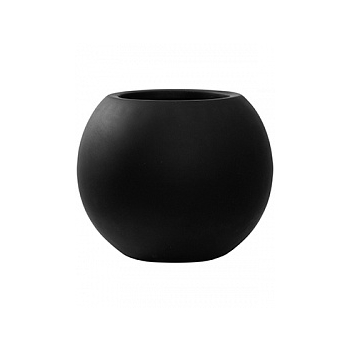 Кашпо Pottery Pots Fiberstone matt black, чёрного цвета beth S размер  Диаметр — 31 см
