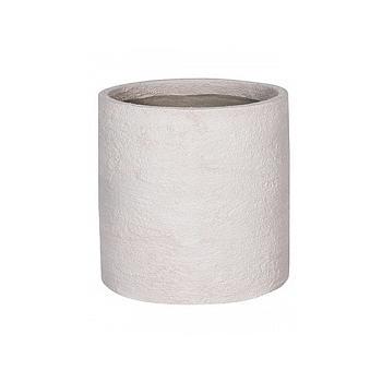 Кашпо Pottery Pots Fiberstone earth max l, off white, белого цвета  Диаметр — 50 см