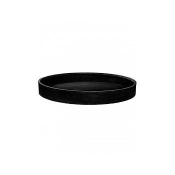 Кашпо Pottery Pots Fiberstone max low XXXL размер black, чёрного цвета  Диаметр — 120 см