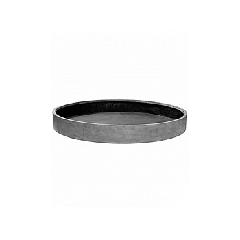 Кашпо Pottery Pots Fiberstone max low XXXL размер grey, серого цвета  Диаметр — 120 см