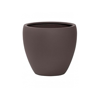 Кашпо Pottery Pots Fiberstone revival matt liver bun XL размер  Диаметр — 60 см
