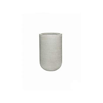 Кашпо Pottery Pots Fiberstone ridged cement cody S размер horizontal  Диаметр — 28 см
