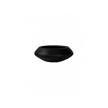 Кашпо Pottery Pots Fiberstone tara black, чёрного цвета M размер  Диаметр — 60 см